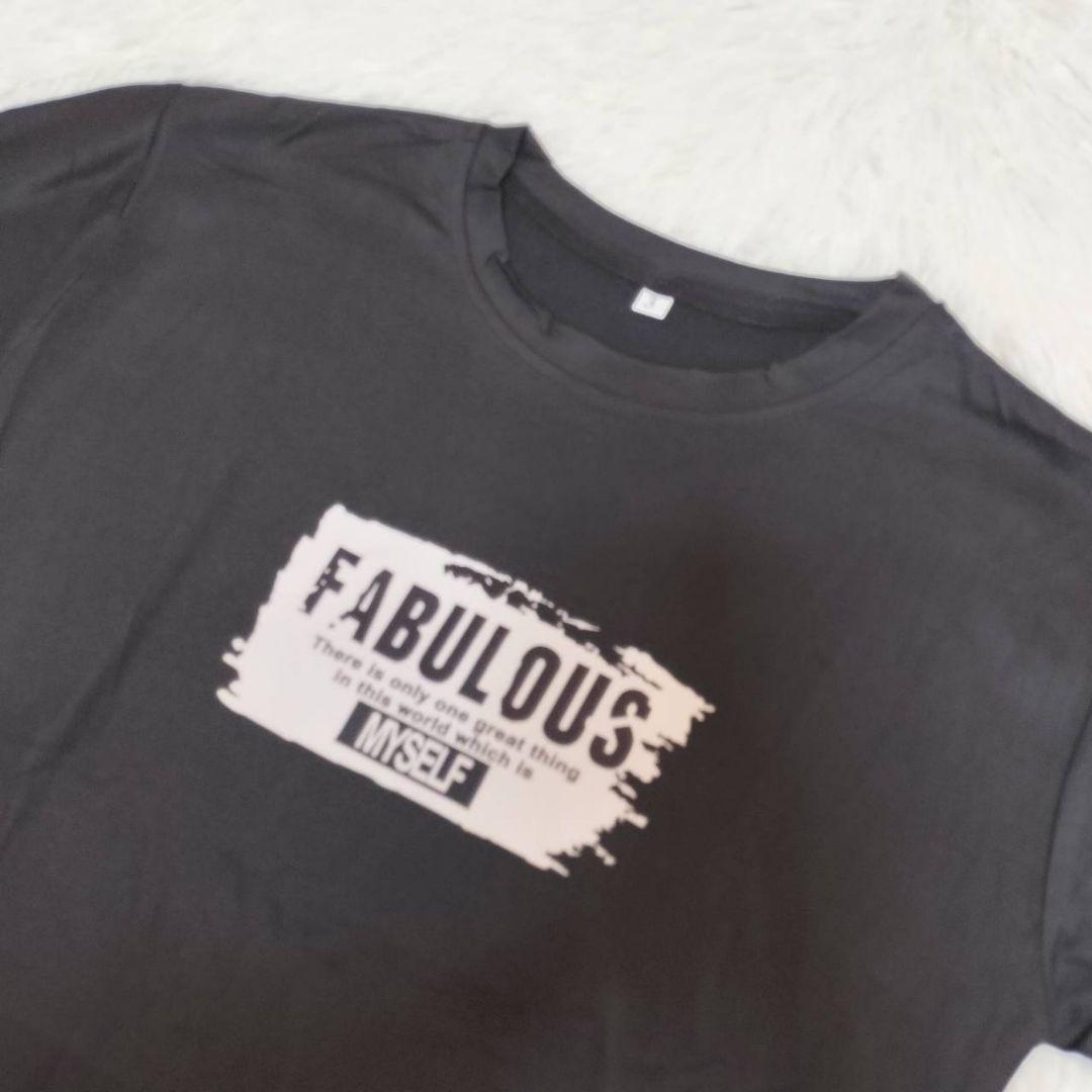 Tシャツ 半袖 XL ブラック 黒 半袖 カジュアル シンプル ロゴ — image 4