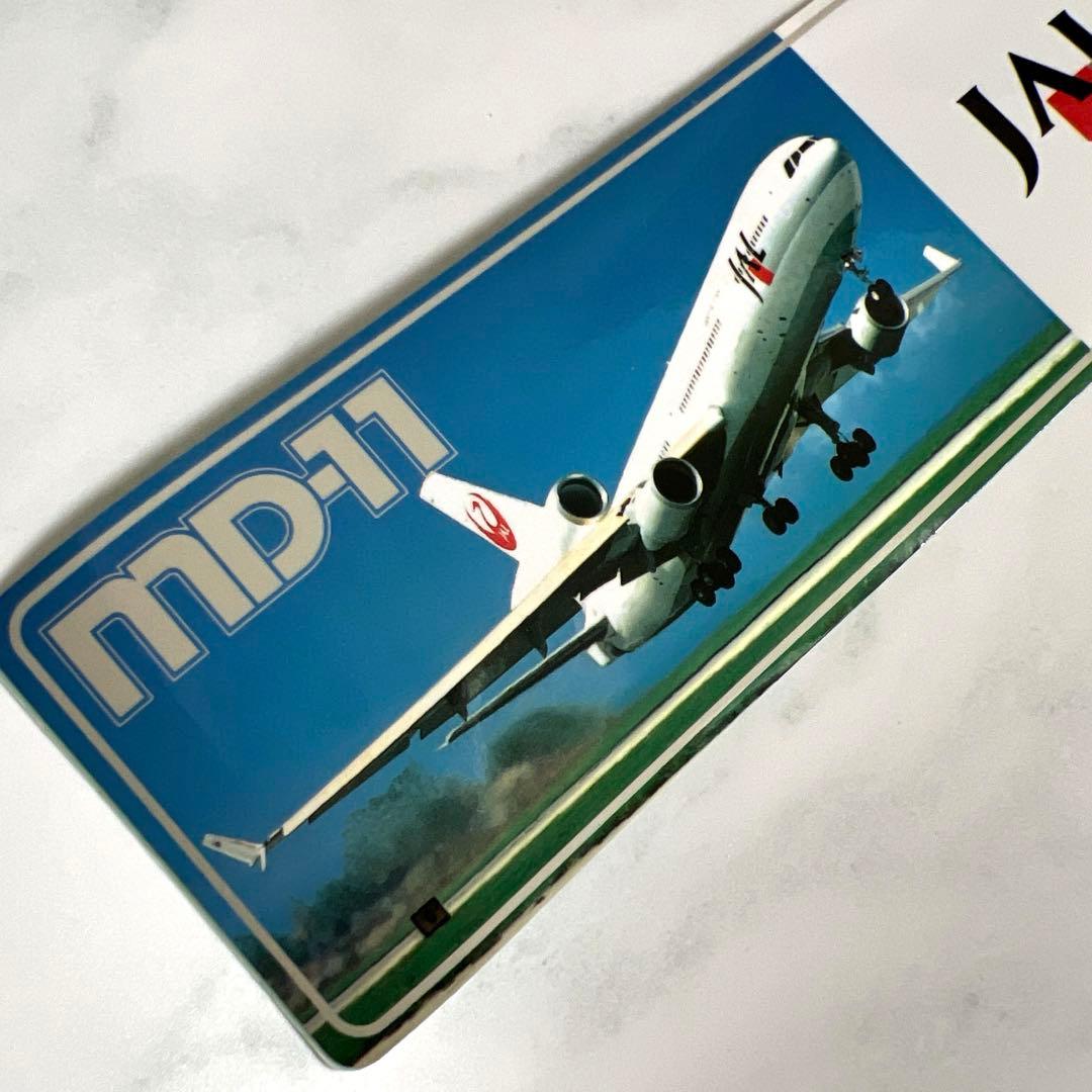 【年代物】JAL 飛行機ステッカー MD-11 J-Bird マクドネルダグラス — image 2