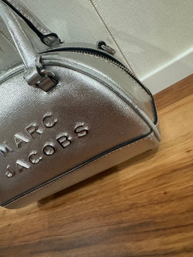 MARC JACOBS ハンドバッグ シルバー ミニ ボストンバック — image 4