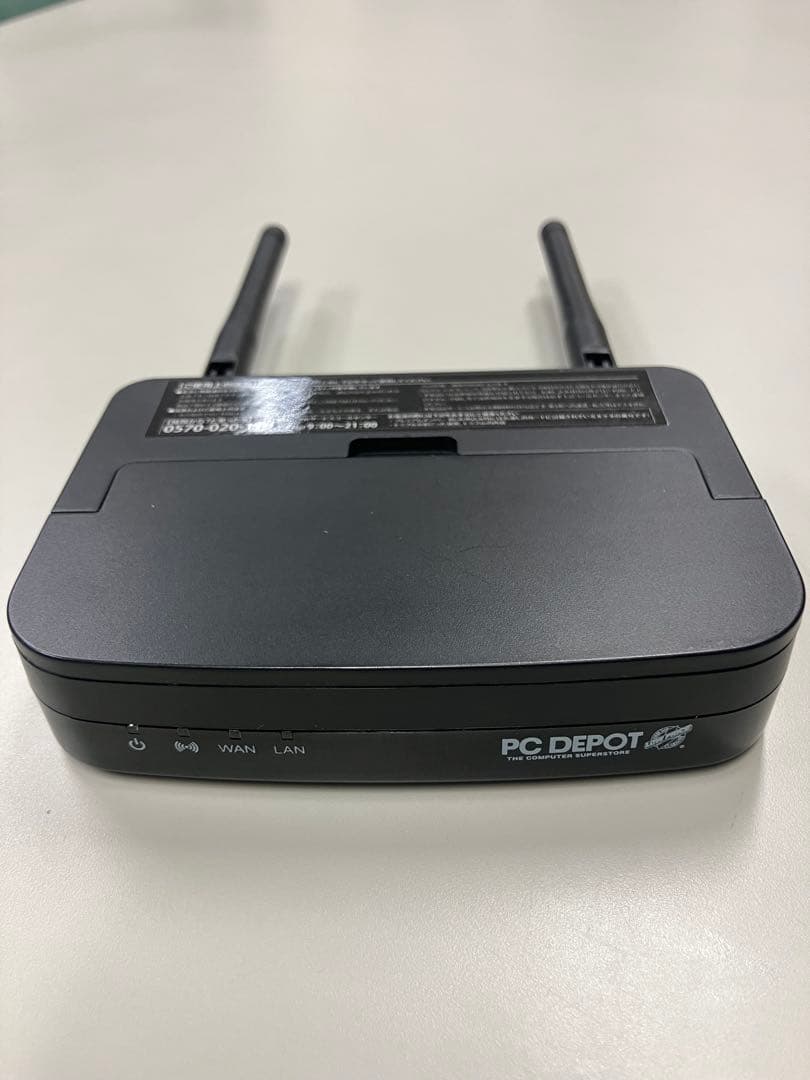PC DEPOT 無線LANルーター SSW-R300N01 ACアダプター付 — image 2