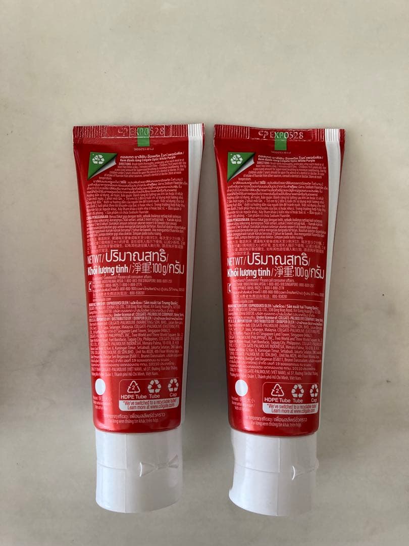 Colgate Optic White Purple 100g 2本 — image 2