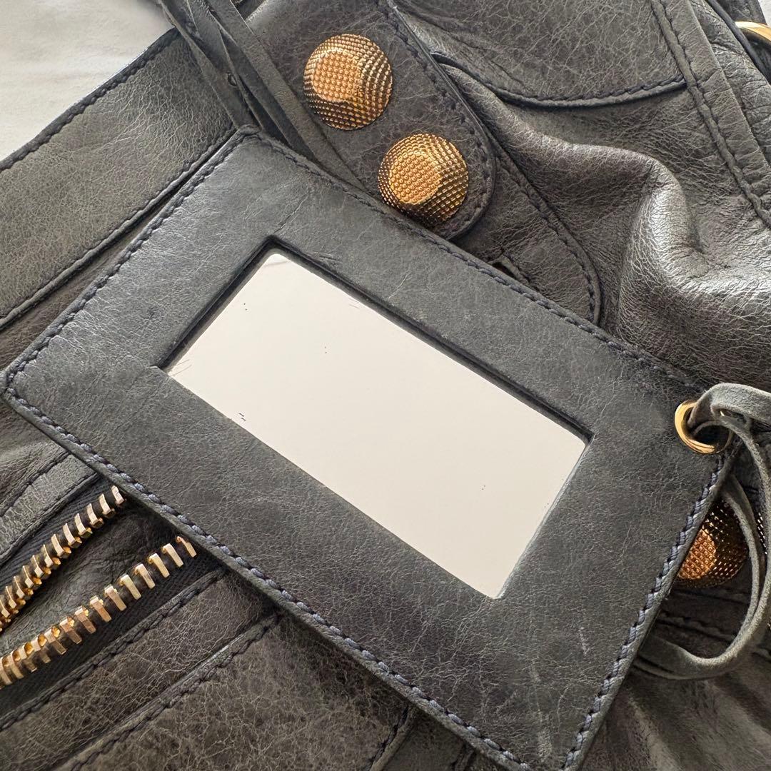 Balenciaga le city ハンドバッグ スタッズ レザー ブラック — image 5