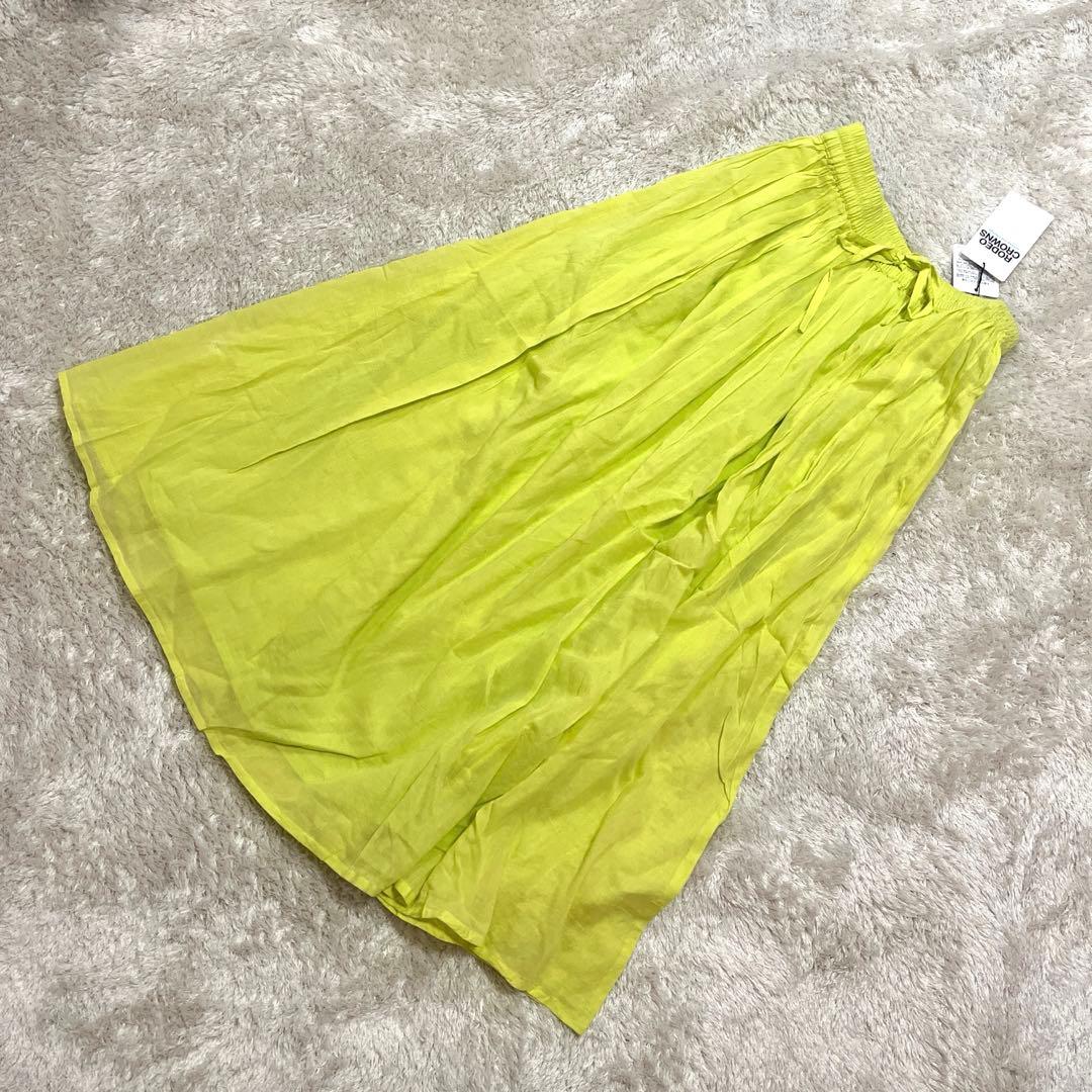 新品　ロデオクラウンズワイドボウル　コットンボイルカラーマキシスカート — image 2