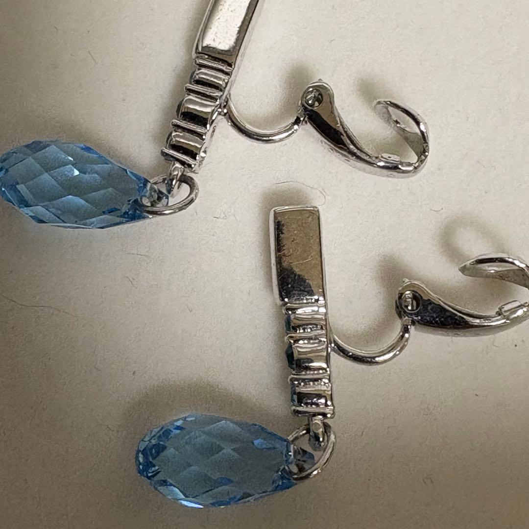 【20日限定】Swarovski スワロフスキー イヤリング ブルー ドロップ — image 2