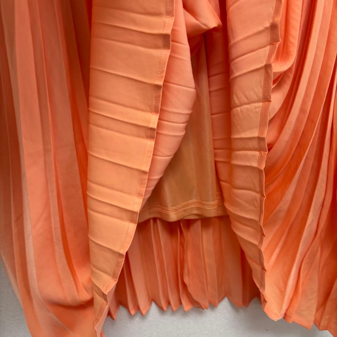 新品✨ラコレ レディースプリーツロングスカート オレンジ Mサイズ 春夏 — image 5