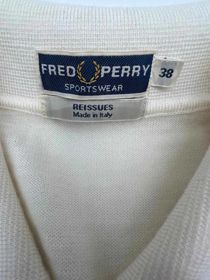 FRED PERRY REISSUES ニットポロシャツ イタリア製 38 — image 3