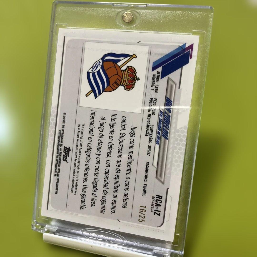 Igor Zubeldia Topps Chrome AUTO ワールドカップ — image 2