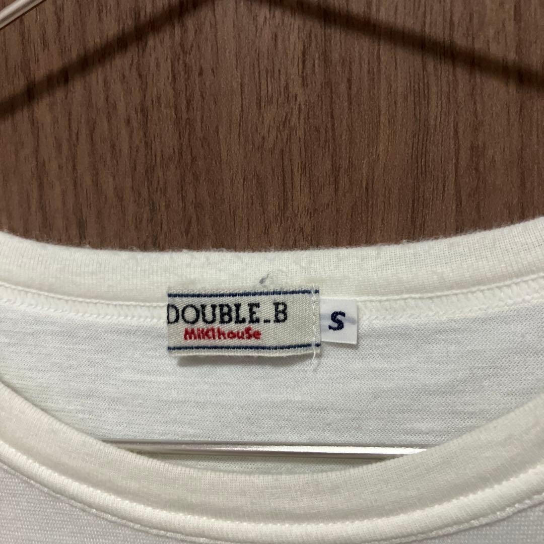 DOUBLE.B 刺繍入り Tシャツ Sサイズ — image 3