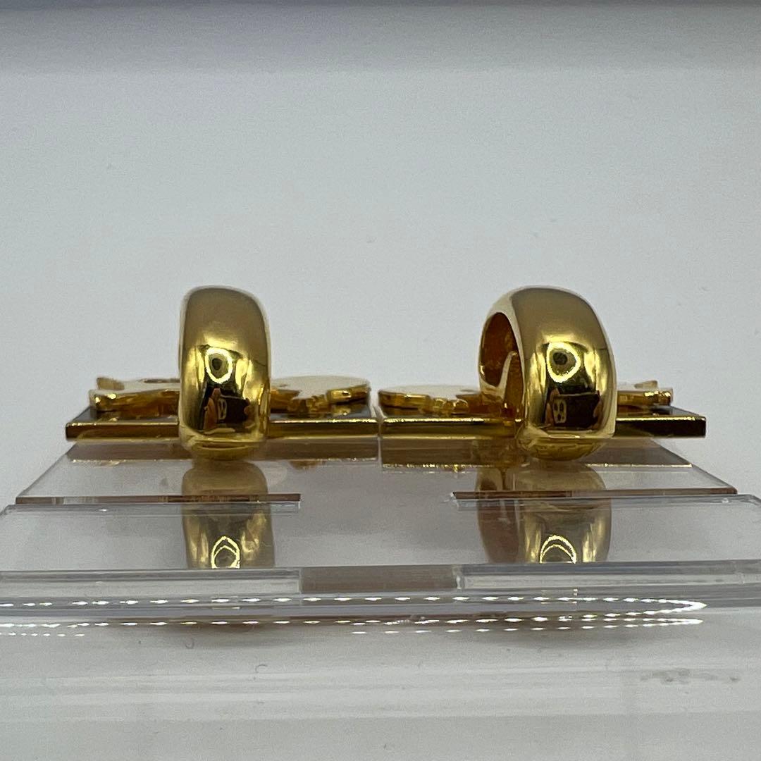 【未使用に近い】セリーヌ イヤリング 馬車金具 ゴールド金具 — image 4