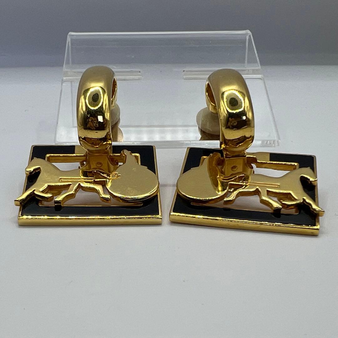 【未使用に近い】セリーヌ イヤリング 馬車金具 ゴールド金具 — image 5