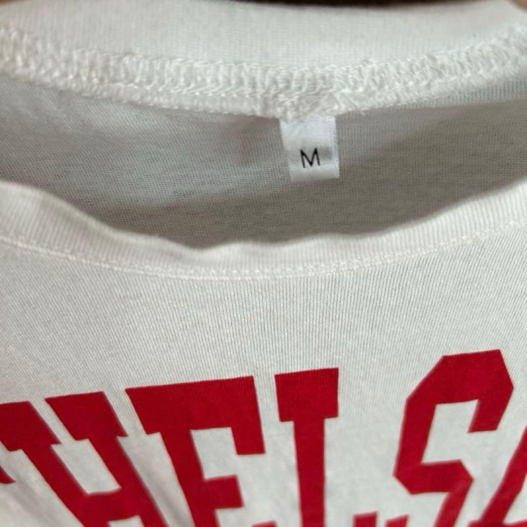 coca コカ CHELSEA ロゴTシャツ ホワイト Mサイズ カレッジロゴ — image 5
