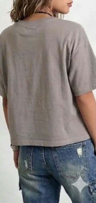 ANAP クロップド丈 Tシャツ グレー — image 3