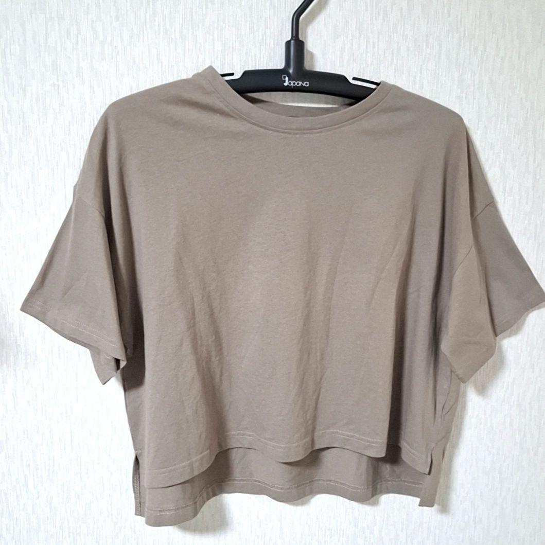 ANAP クロップド丈 Tシャツ グレー — image 4