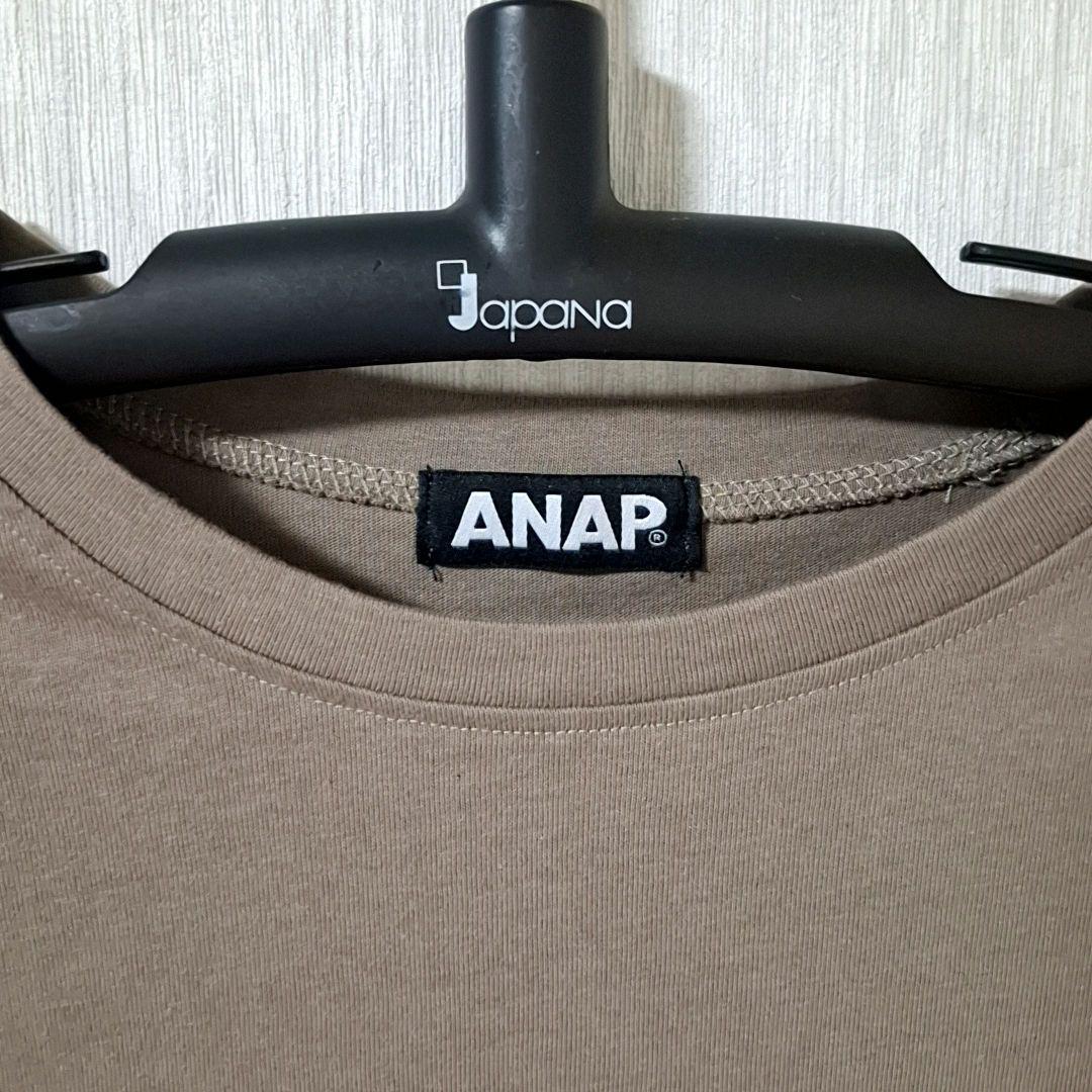 ANAP クロップド丈 Tシャツ グレー — image 5