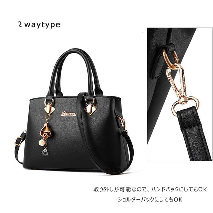 レディースバッグ ハンドバッグ ショルダーバッグ 2wayバッグ 大容量収納可能 — image 2