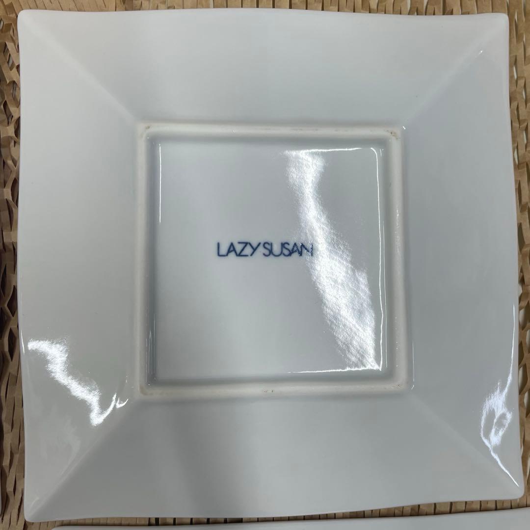 ソーサー　LAZY SUSAN 4枚セット　ホワイト　ピンク　カップなし — image 5