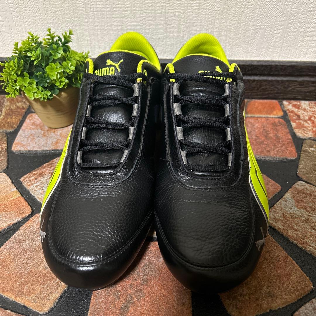【PUMA プーマ】スニーカー（26）ドライビングシューズ　グリーン　レザー — image 2