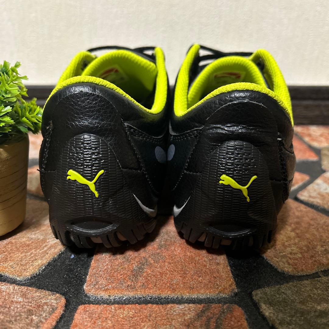 【PUMA プーマ】スニーカー（26）ドライビングシューズ　グリーン　レザー — image 4