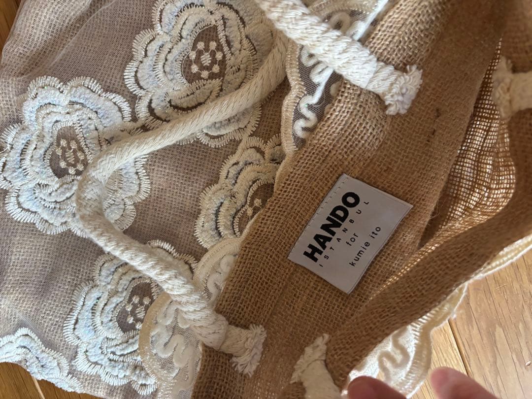 HANDO for kumie ito 刺繍 ハンドバッグ — image 3