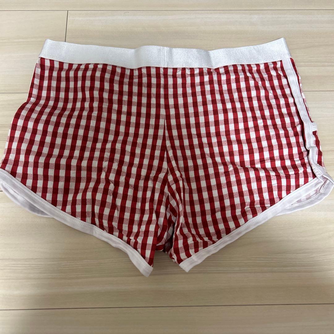 ボクサーパンツ レッド チェック柄 — image 4