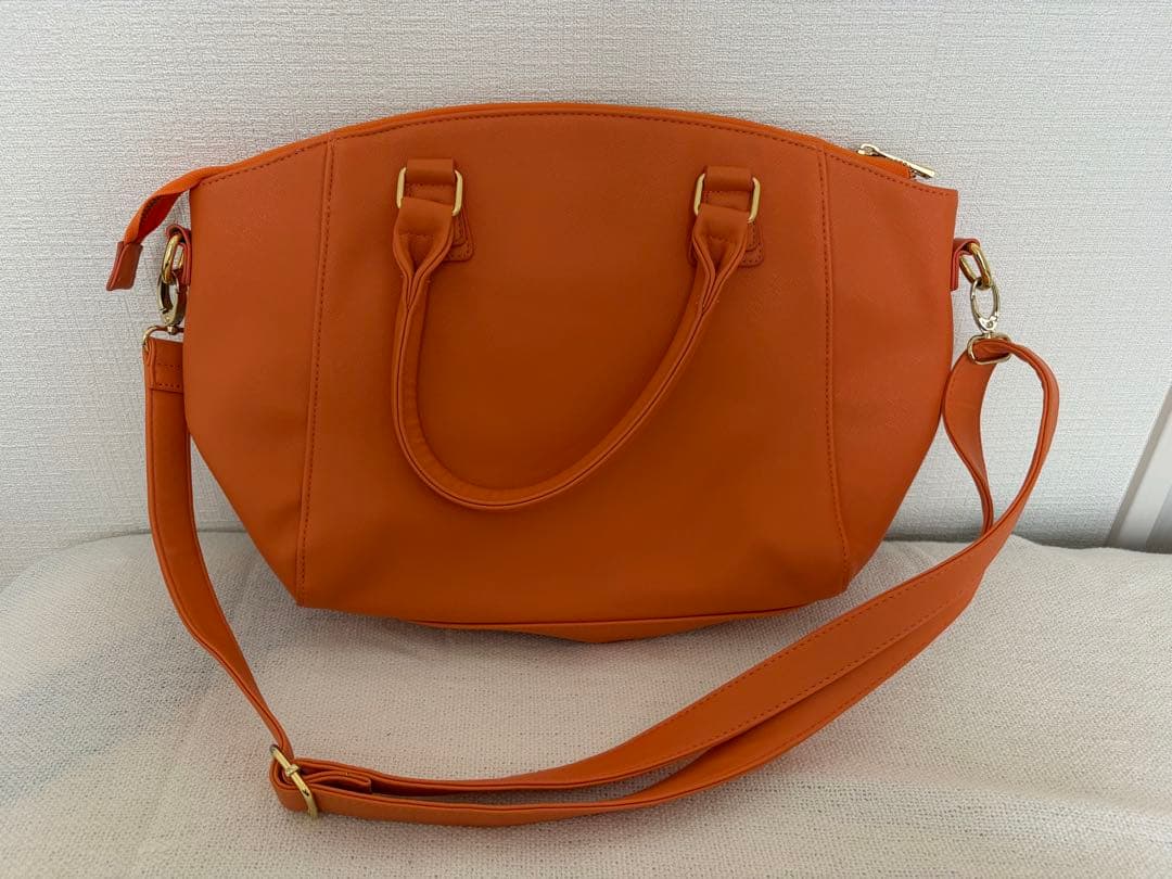 CECIL McBEE オレンジ ショルダーバッグ 2Wayバック — image 2