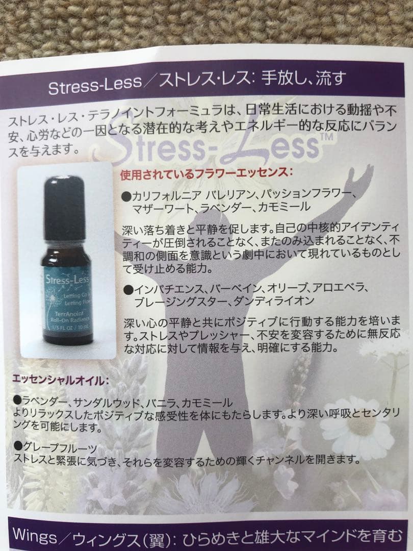 ストレスに負けないストレスレス 、テラノイント・ロールオンシリーズ開封済み — image 2