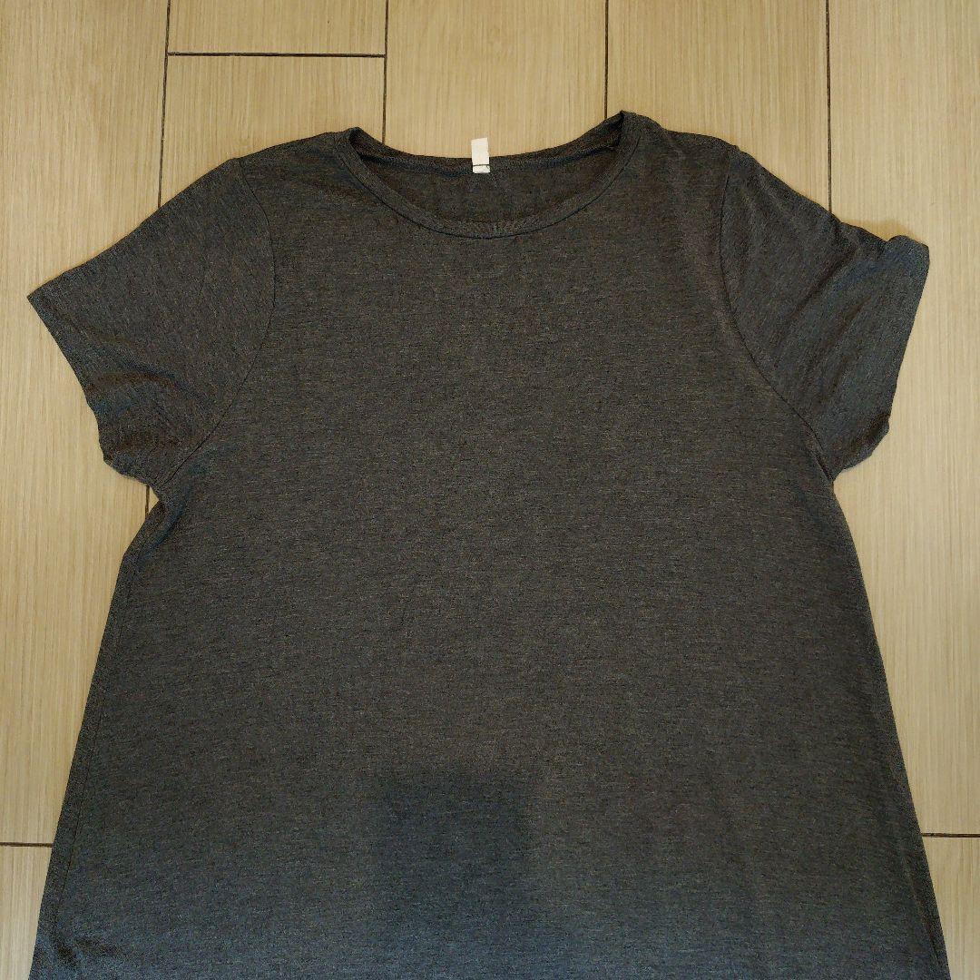 coca 半袖 ロングワンピース ダークグレー L — image 2