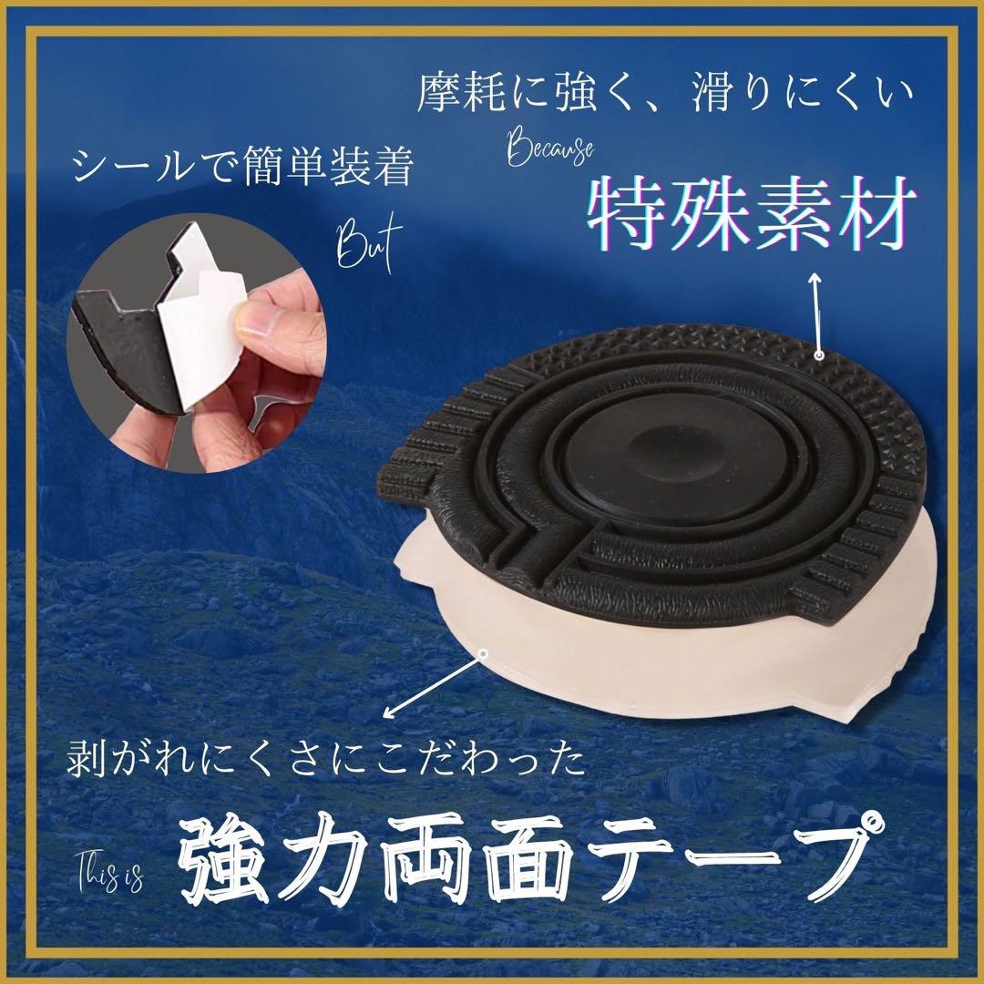 5足分 ヒールガード ソールガード ヒールプロテクター エアフォース1 黒　白 — image 3