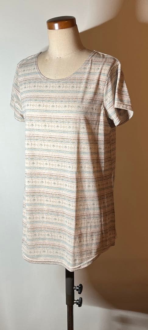 H様専用 新品未使用品　ボーダ-チュニックワンピース — image 2