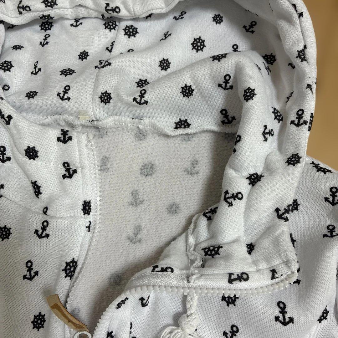 裏起毛 パーカー ホワイト XL L — image 3