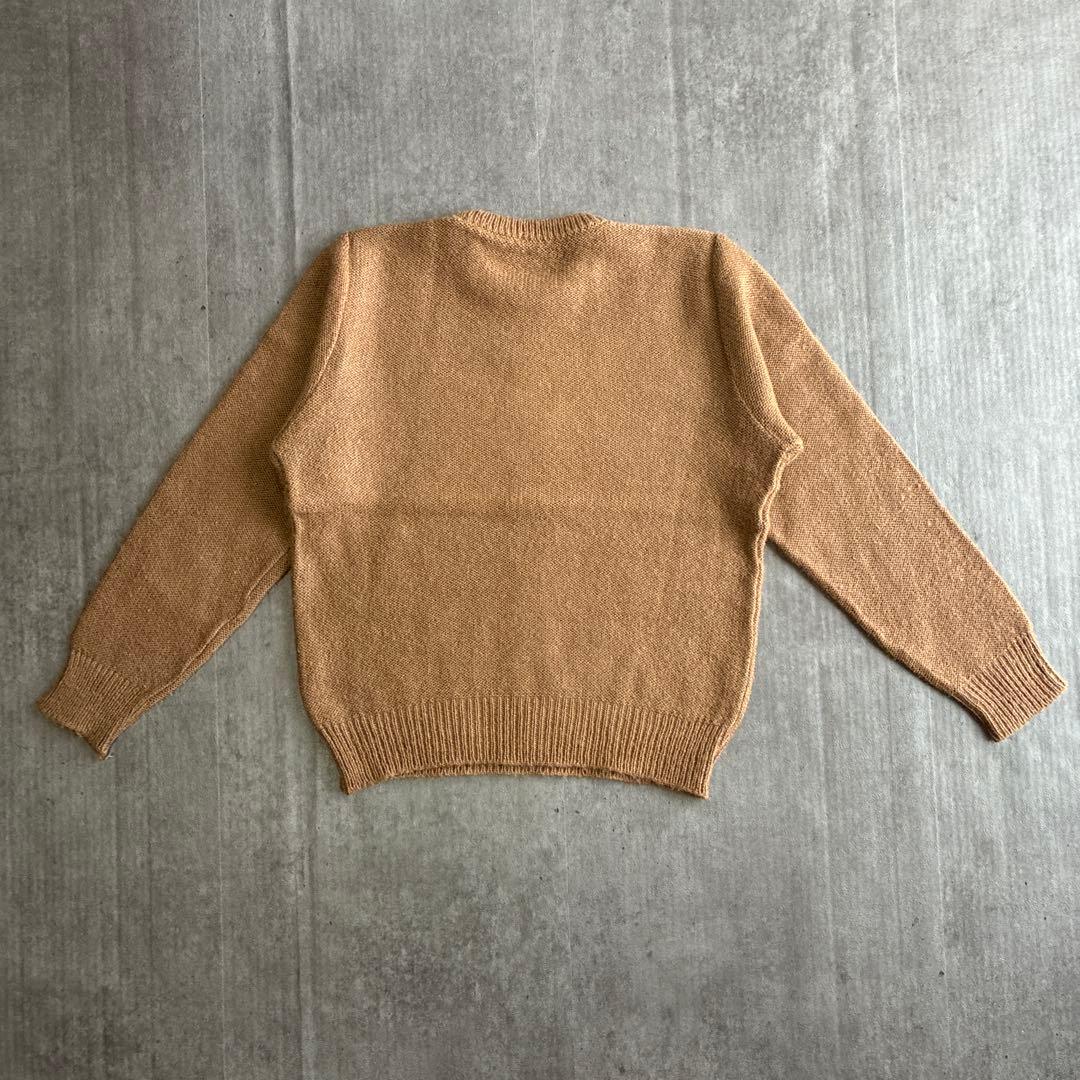 90's vintage デザインニット ウェーブ柄 ベージュ ノームコア — image 5