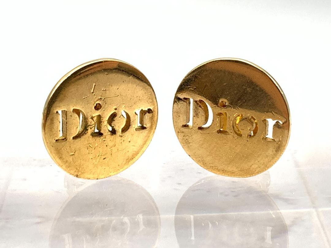 Christian Dior ロゴ イヤリング ゴールドカラー — image 2