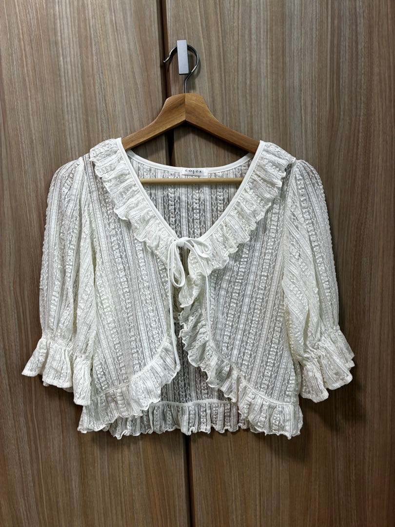 ハニーズ Honeys フリルレースボレロ Mサイズ — image 2
