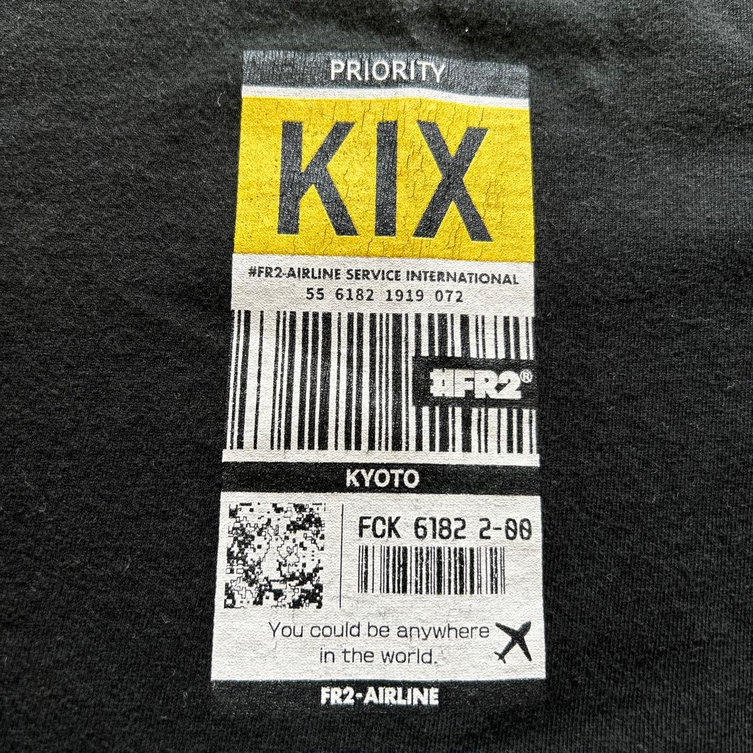 FR2 AIRLINE KIX Tシャツ ブラック M — image 3
