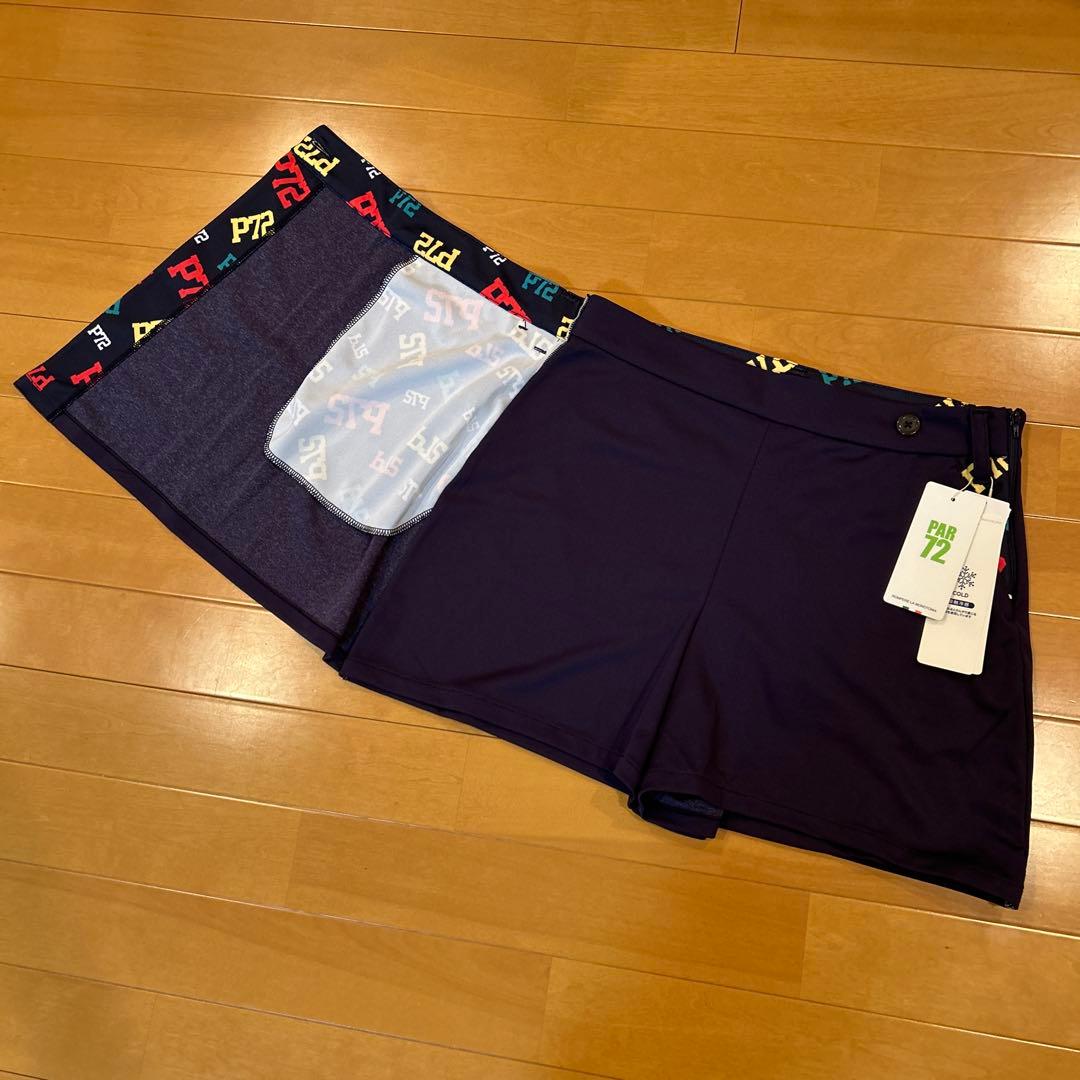 PAR72 ゴルフスカート ネイビー インナーパンツ付 — image 2