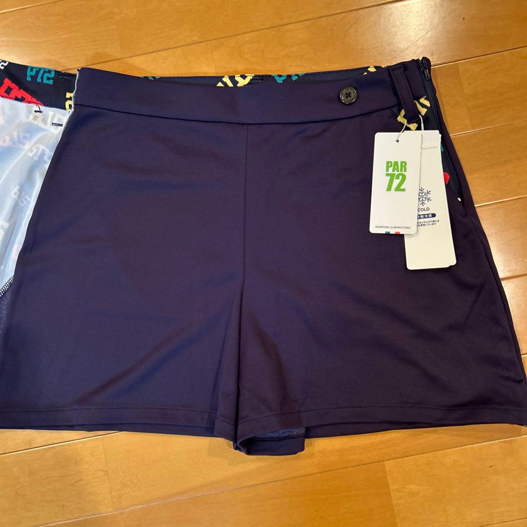 PAR72 ゴルフスカート ネイビー インナーパンツ付 — image 3