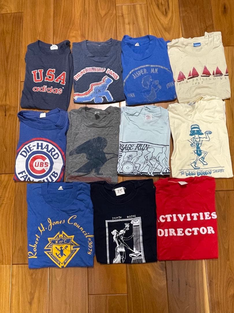 ビンテージTシャツ11枚セット　格安　ポリ50/コットン50 業者 — image 2