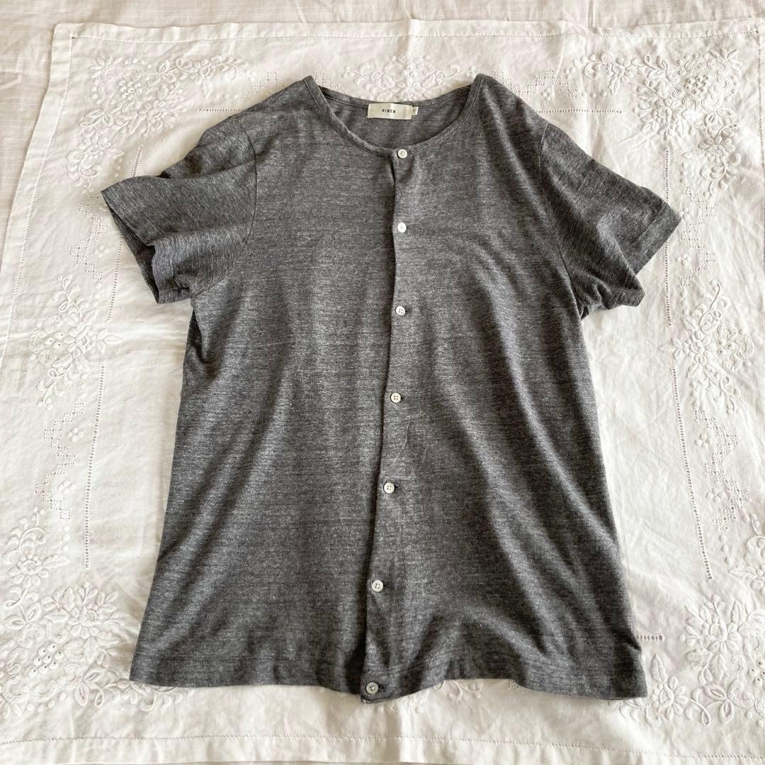 RINEN TRIP 日本製　コットン天竺Tシャツ カーディガン — image 5