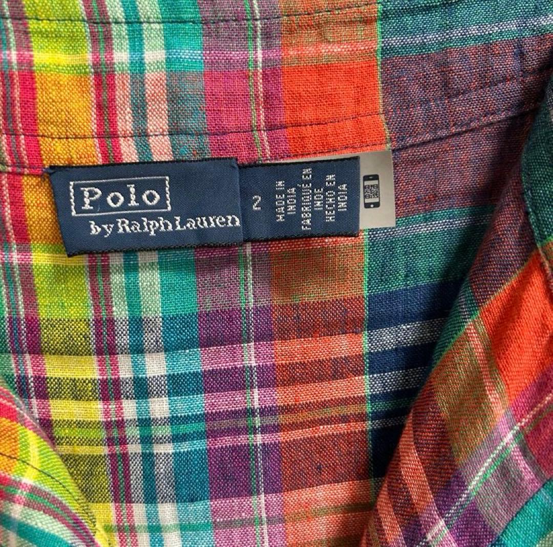 POLO RALPH LAUREN チェック リネン マキシスカート — image 3