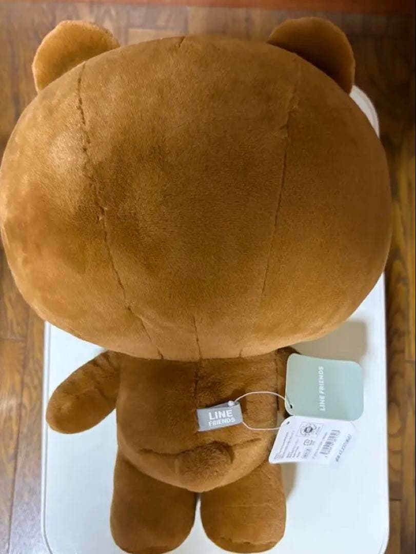 【新品タグ付き】ラインフレンズ　超BIGぬいぐるみ　ブラウン — image 2