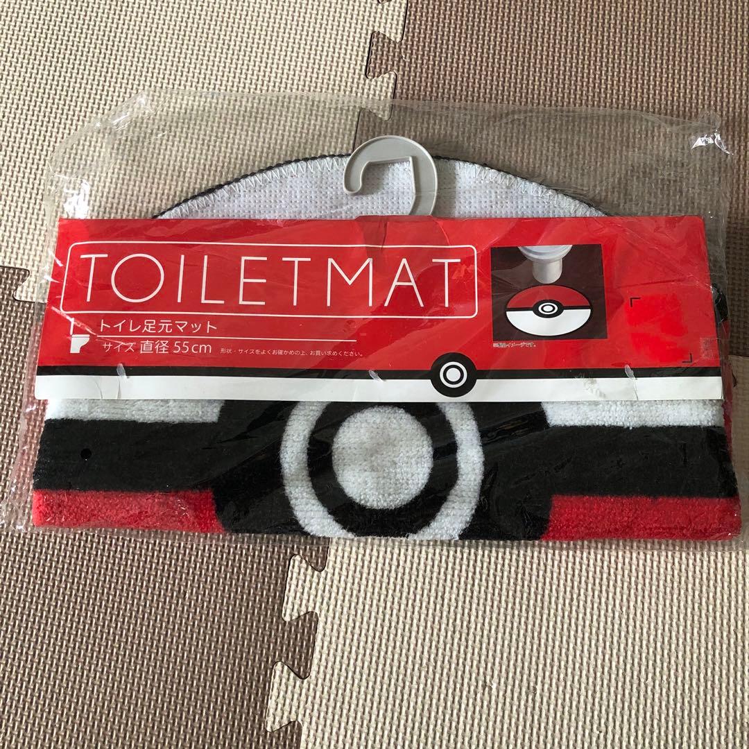 ポケモン モンスターボール トイレ足元マット — image 2