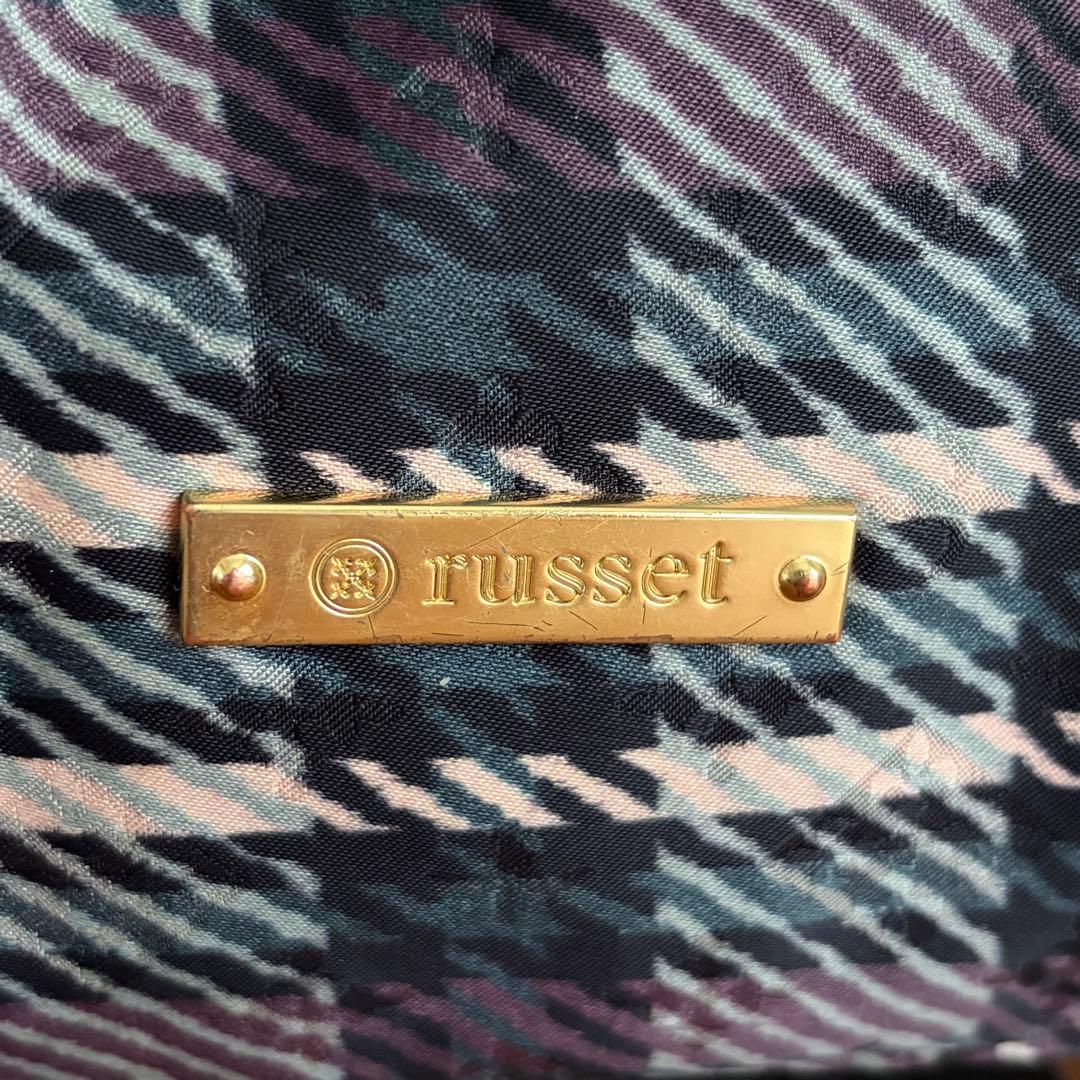 【完売品】russet ラシット チェック柄 パンプキンデザイン 訳あり — image 2