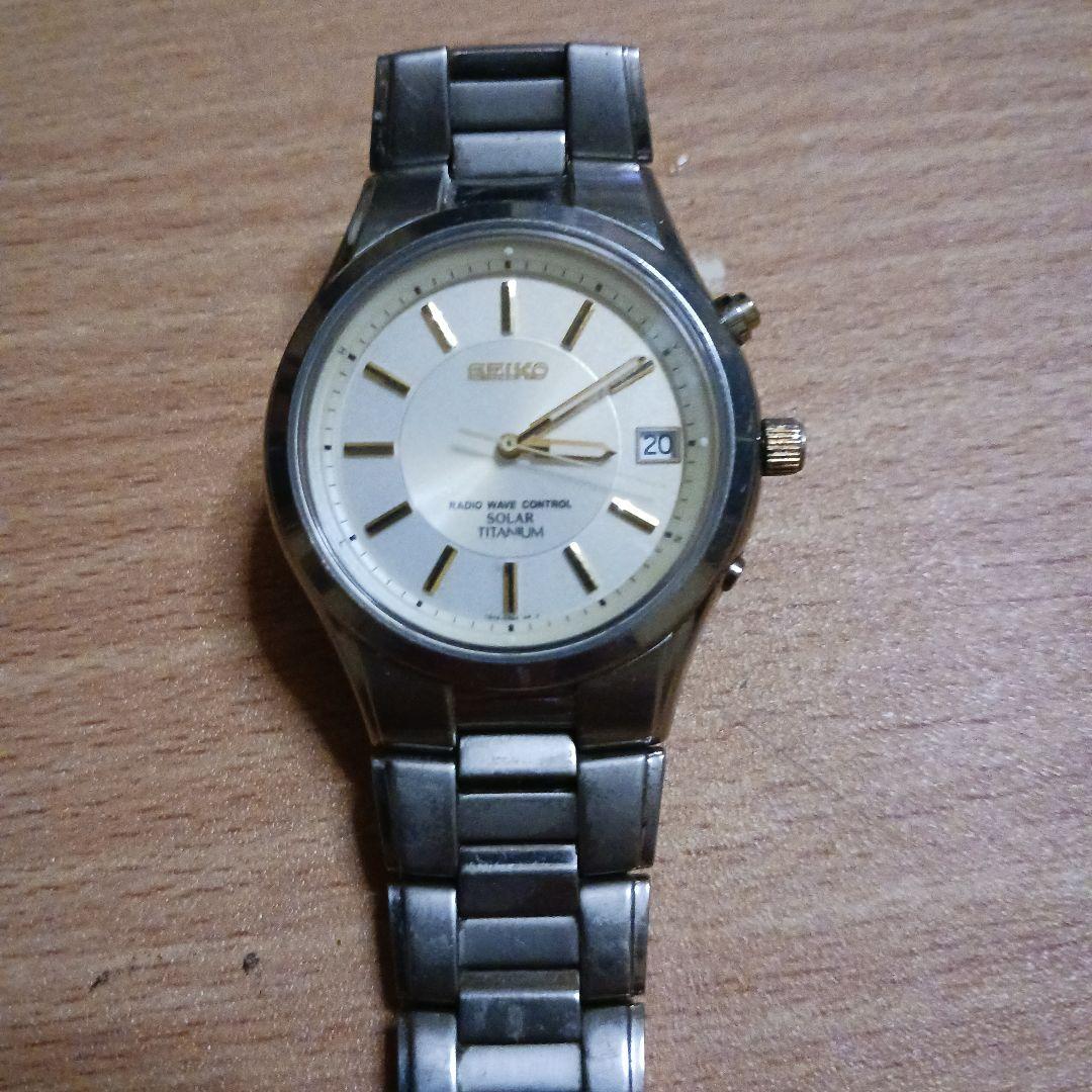 SEIKO 電波ソーラー チタン 腕時計 本体 — image 4