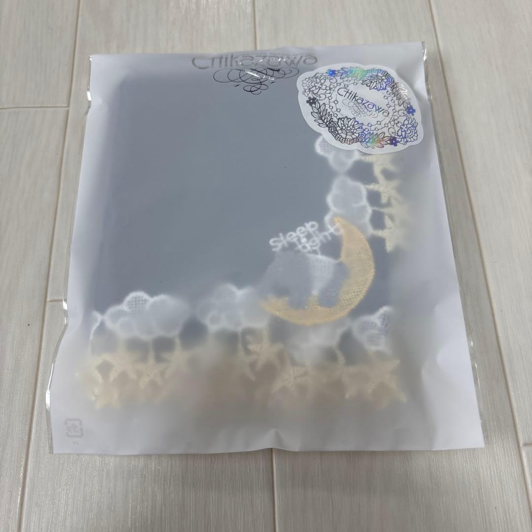 近沢レースタオルハンカチ 夢喰いバク　ネイビー 新品未開封 — image 2
