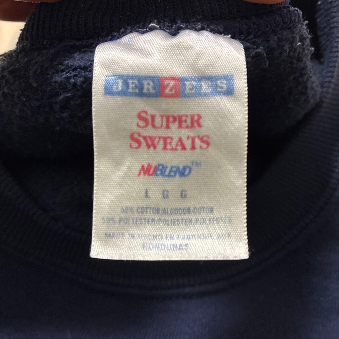 ネイビー　スウェット　古着 — image 4