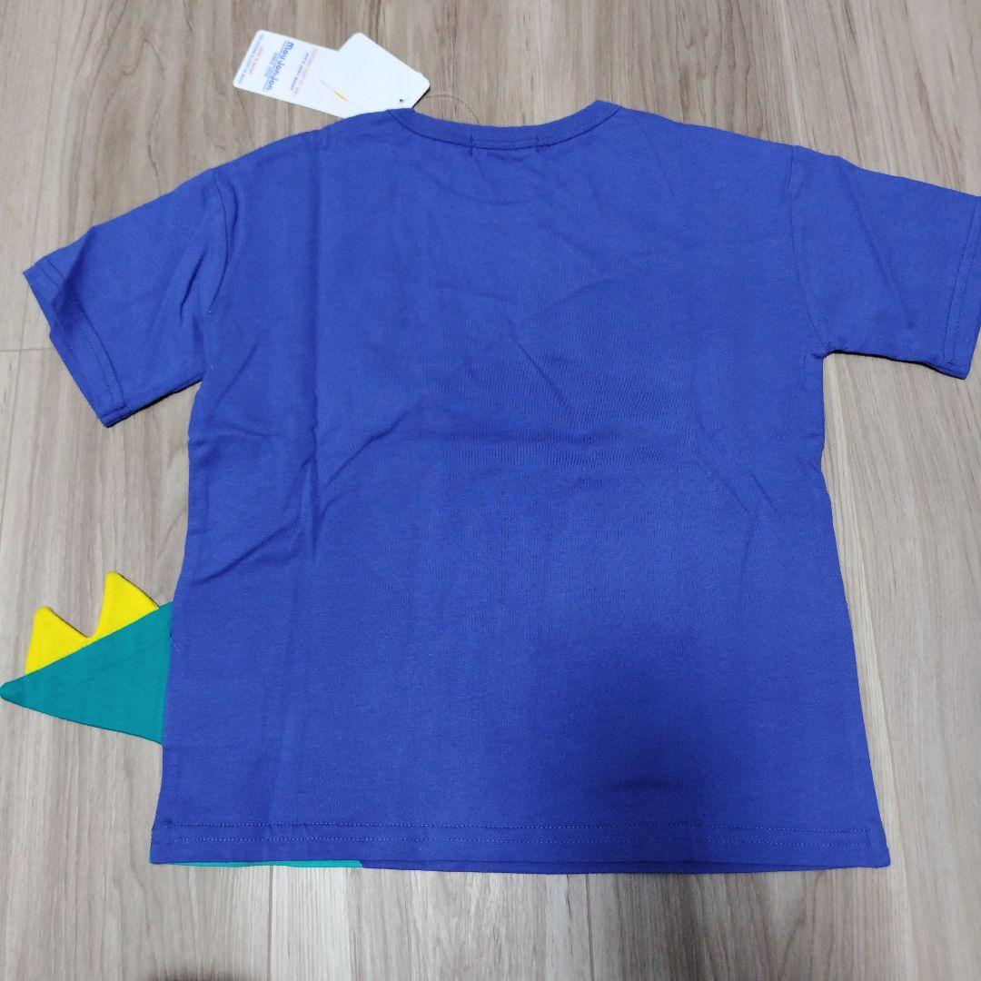 moujonjon 恐竜モチーフ Tシャツ ブルー 110cm — image 2