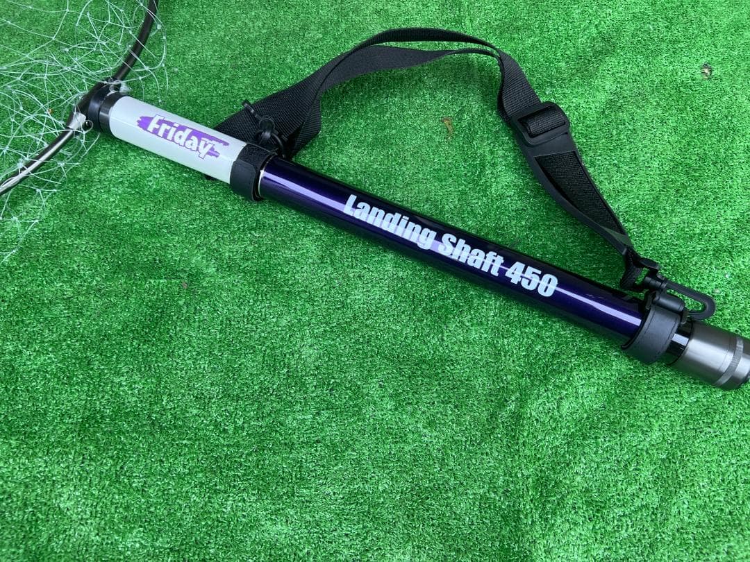 釣具）Friday ランディングシャフト450 ・四つ折り網50cm　タモ網 — image 3