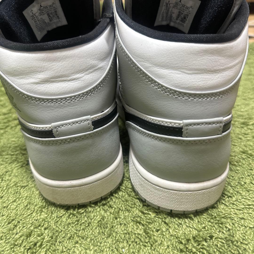 NIKE AIR JORDAN 1 MID グレー ホワイト — image 2
