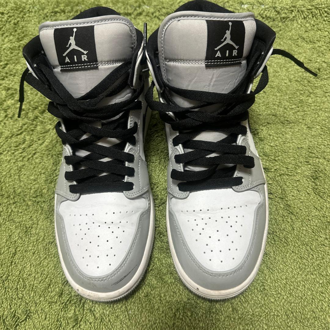NIKE AIR JORDAN 1 MID グレー ホワイト — image 3