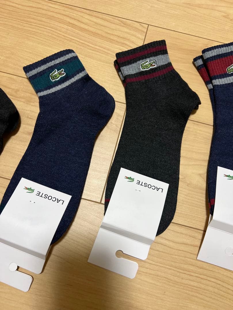 LACOSTE ラコステ メンズソックス 4足セット 25~27cm — image 4
